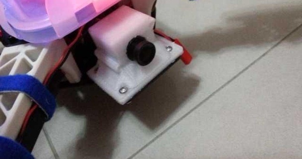 Mini Video Kamera montieren dtomyy 3D Modelle Hobby Macher RC Robotik thingiverse 3d print model - Mito3D