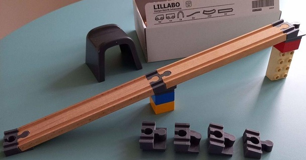 Duplo Lillabo köprü tuğla rasniel 3D modeller oyuncaklar oyunlar bina canlılık çift uyumlu ikealillabo 3d print model - Mito3D