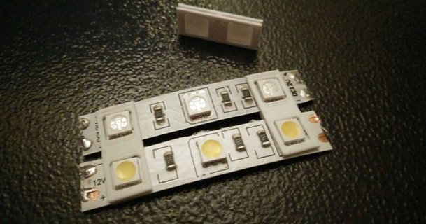 minuscolo clip parallelo guidato strisce rasniel 3D Modelli domestico Casa attrezzature luce led ledstrip illuminazione 3d print model - Mito3D
