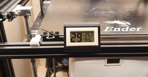Thermometer Halter Unterstützung Realität Drucker Sehne 3D Modelle Upgrades 20x20 3 5 Ender 3d print model - Mito3D