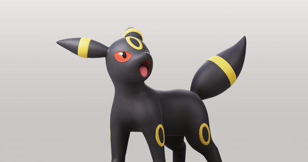 Umbreon pokemon patrickarthk 3D modeller Sanat tasarım heykeller 3d print model - Mito3D