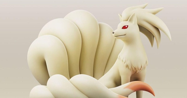 ninetales pokemon patrickarthk 3D Models Art & Design Sculptures 3d print model - Mito3D