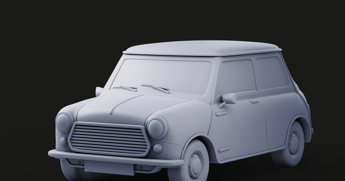 Mini Wagen patrickarthk 3D Modelle Kunst Design Skulpturen 3D print model - Mito3D