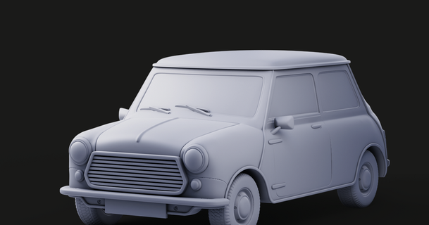 Mini Wagen patrickarthk 3D Modelle Kunst Design Skulpturen 3d print model - Mito3D