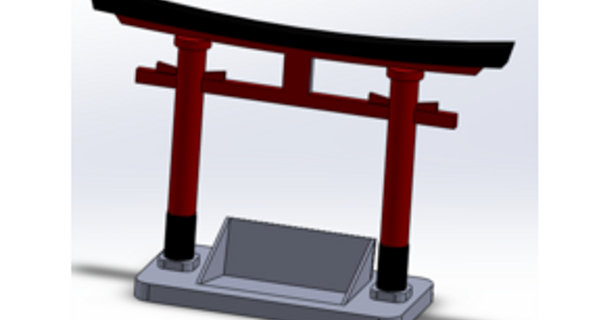 tori cartão suporte gakourna 3D modelos passatempo fabricantes Ideias titular histórico Japão japonês 3d print model - Mito3D