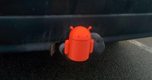 android hitch cap naesstrom 3D Models Hobby & Makers Automotive thingiverse 3d print model - Mito3D