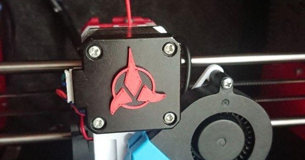 klingon emblema motor Visualizar alby312 3D modelos impressoras acessórios indicador rotação rotaçãovizualizer jornada Estrelas 3d print model - Mito3D