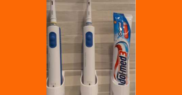 braun electrical toothbrush holder bathroom screw rbelnienk182 3D Models Household Bathroom electrictoothbrush mount wall zahnbuersten 3d print model - Mito3D