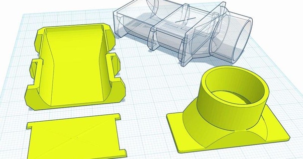 Rockwell bladerunner rk7320 vide adaptateur stevejohnsen 3D modèles loisir fabricants outils bladerunneroriginal rénovation tiroir sciure 3d print model - Mito3D