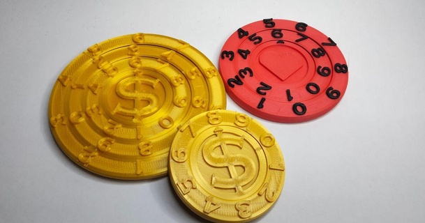 money life counter print-in-place future bricks 3D Models Toys & Games Board pawn game 3d print model - Mito3D