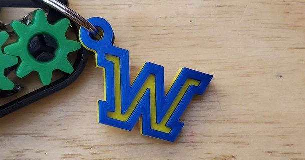 wilkes university keychain amritchandhok 3D Models Fashion Other Accessories 3dkeychain 3dkeychains colonels engineering 3d print model - Mito3D