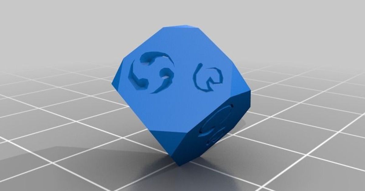 legend ring dice okami 359 3D Models Toys & Games Board thingiverse 3D print model - Mito3D