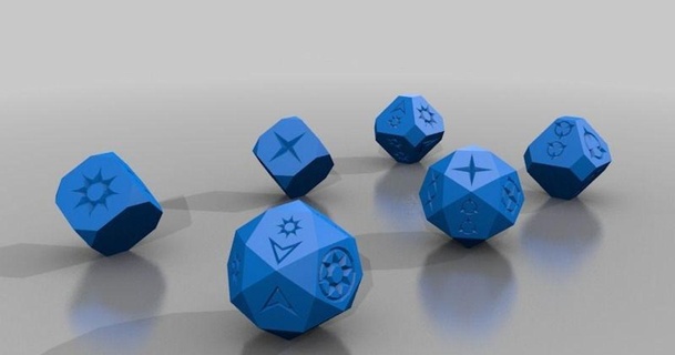 dice genesys okami 359 3D Models Toys & Games Board thingiverse 3d print model - Mito3D
