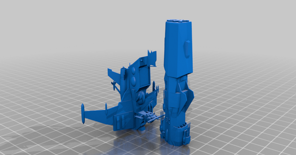 arcadie Couper 39 amuser 3D modèles jouets Jeux Véhicules albator construire château harlock chose universelle 3d print model - Mito3D