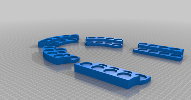 sang rage planche Jeu miniature afficher supporter ensemble schleprocker 3D modèles table miniatures personnages monstres chose universelle 3d print model - Mito3D