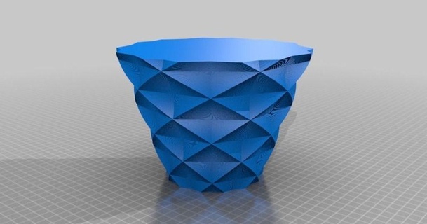 7 poli torcere vaso v1 johntrotto 3D Modelli domestico Casa attrezzature personalizzato thingiverse 3d print model - Mito3D
