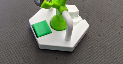 gravitrax compatible scoop button rockchalkaz download free stl model printablescom 3d models toys & games 3d print model - Mito3D