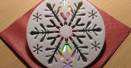 winter decoration snowflake wusaweki download free stl model printablescom 3d models seasonal designs & christmas year's 3d print model - Mito3D