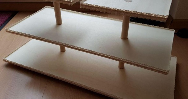 etagere Tabelle gedruckt Klemme runden 22mm 3x m5 Schrauben thegoonie 3D Modelle Hobby Macher Werkzeuge thingiverse 3d print model - Mito3D