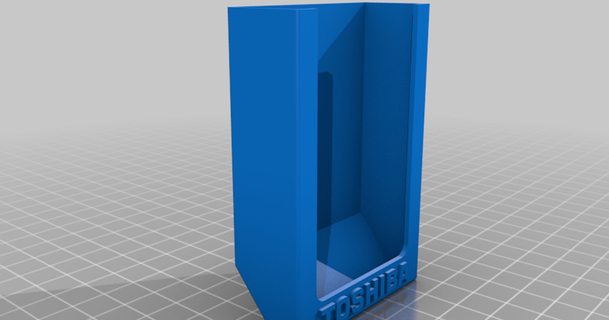 toshiba ct-8541 remote holder bigfoot650 3D Models Hobby & Makers Other Ideas thingiverse 3d print model - Mito3D