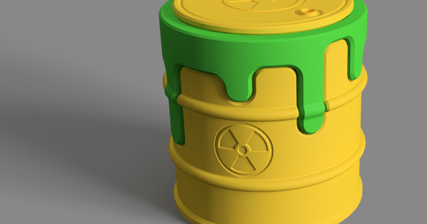 ruisselant tambour diviseur insérer davemoneysign 3D modèles loisir fabricants organisateurs seau tasse bureau goutte 3d print model - Mito3D