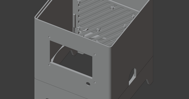 ender 3 electronics box w 140mm fan v2 cpt shadows 3D Models Printers - Upgrades thingiverse 3d print model - Mito3D