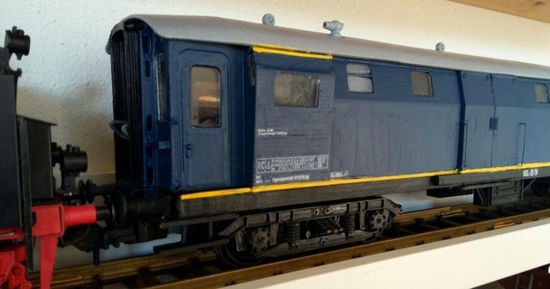 nederlandse spoorwegen div bagagerijtuig - stalen - spoor 1 1 32 beusekomse baan  3D Models  Toys & Games  Vehicles thingiverse  3d print model - Mito3D