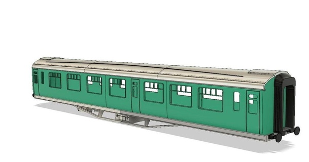 gauge 1 32 southern railways bullied coach beusekomse baan 3D Models Toys & Games Vehicles thingiverse 3d print model - Mito3D
