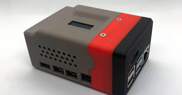 raspberry pi case w csi hdmi adapter evan000 3D Models Hobby & Makers Electronics arducam arducamrpicam cyberpunk oled raspberrypi 3d print model - Mito3D