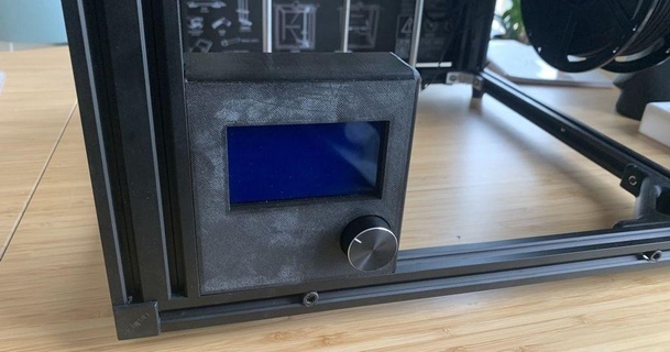 ender 5 screen box inside frame jp 3D Models Printers - Upgrades ender5 ender5upgrades thingiverse 3d print model - Mito3D