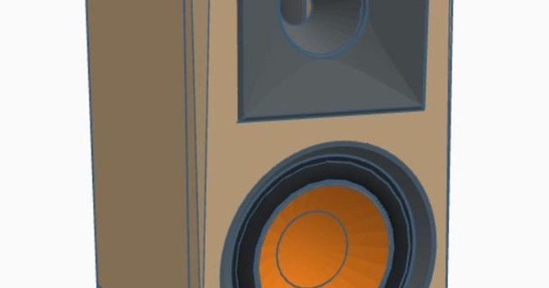 klipsch rp-600m inspired speaker parts eldarhan 3D Models Hobby & Makers Music 1inchtweeter 3dprinting bassreflex bookshelf diy 3d print model - Mito3D