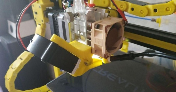 5020 fan duct mount bmg aero volkaster 3D Models Printers Accessories 5020blower bmgaero bmgaerov6 3d print model - Mito3D