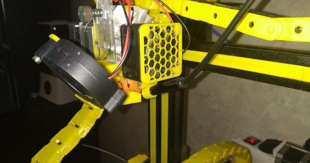 Endoskop montieren bmg Aero Volkaster 3D Modelle Drucker Zubehör thingiverse 3d print model - Mito3D