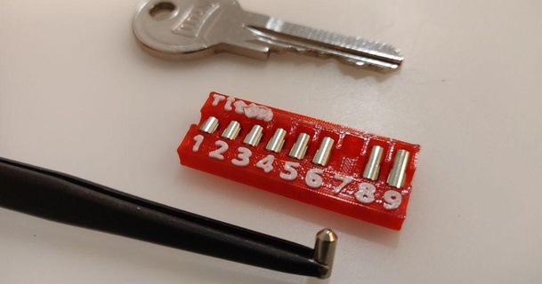 titano serratura perni decodificatore sapes 3D Modelli passatempo creatori utensili loacksmith lockpicking locksport 3d print model - Mito3D