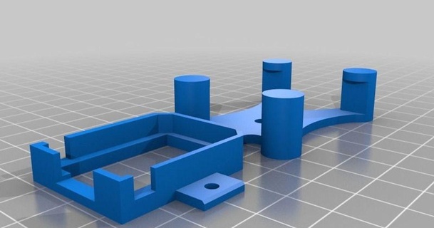 wemos d1 mini breadboard mount mitzpatrick 3D Models Hobby & Makers Electronics breadboardholder 3d print model - Mito3D