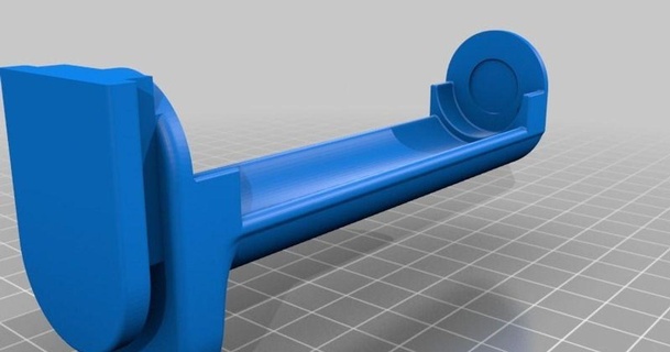 stubby Füllstoff leiten + Walze Kyle Rösler 3D Modelle Drucker Zubehör 32mm Filament Halter Unterstützung Remix Spule 3d print model - Mito3D