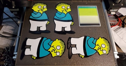 Ralph wiggum mmu keithywhites Télécharger libre stl modèle imprimablescom 3d modèles art conception 2d assiettes logos Couleur multi mmu2 mk3s 3d print model - Mito3D