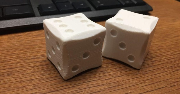 simple dice design armourist 3D Models Toys & Games Board thingiverse 3d print model - Mito3D