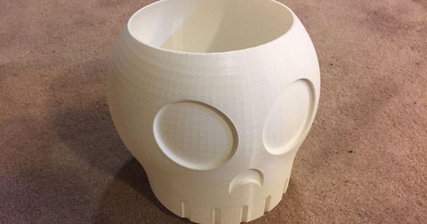 furbo ciotola armaiolo 3D Modelli domestico Casa attrezzature candybowl Halloween cranio 3d print model - Mito3D