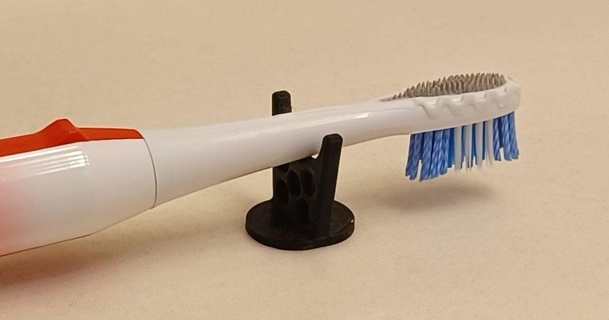 spazzolino testa distanziatore cripta 3D Modelli domestico bagno 3d print model - Mito3D