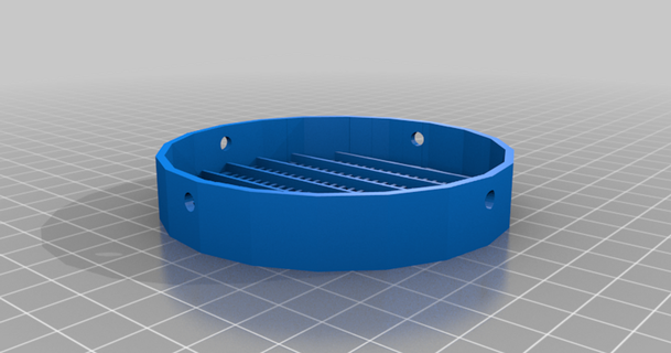 pipe vent grill stefi01 3D Models Household Outdoor & Garden fangrill thingiverse 3d print model - Mito3D