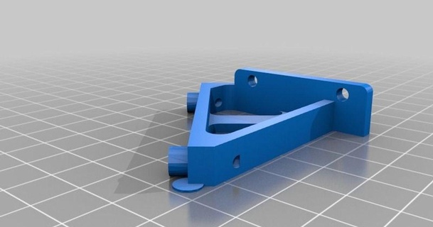 azsmz lcd suporte Kossel mini stefi01 3D modelos 3D impressoras acessórios azsmz Koselmini thingiverse 3d print model - Mito3D