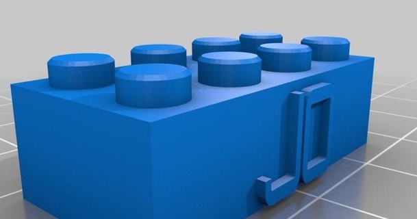 jo Lego bloquear collar llavero stefi01 3D modelos juguetes juegos edificio personalizado thingiverse 3d print model - Mito3D