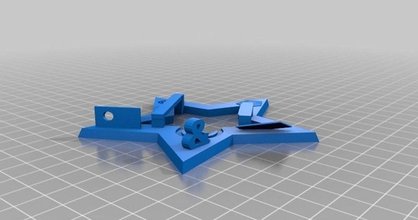 aleatorio forma stefi01 3D modelos impresoras prueba calibración thingiverse 3d print model - Mito3D