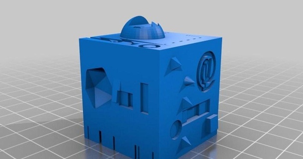 imposible calibration cube'ish stefi01 3D Models Printers Accessories axis calibrationcube cube hypercube 3d print model - Mito3D
