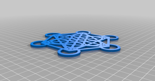 Metatron Ornament Untersetzer macguyver 3D Modelle Hobby Macher Ideen thingiverse 3d print model - Mito3D