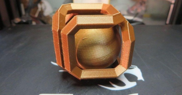 pelota infinito cubo macguyver 3D modelos Arte diseño esculturas thingiverse 3d print model - Mito3D