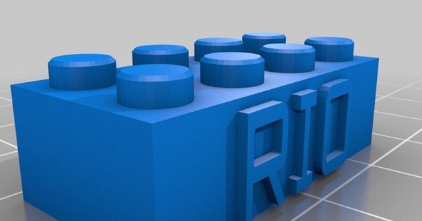 Rio Lego bloquear collar llavero stefi01 3D modelos juguetes juegos edificio personalizado thingiverse 3d print model - Mito3D