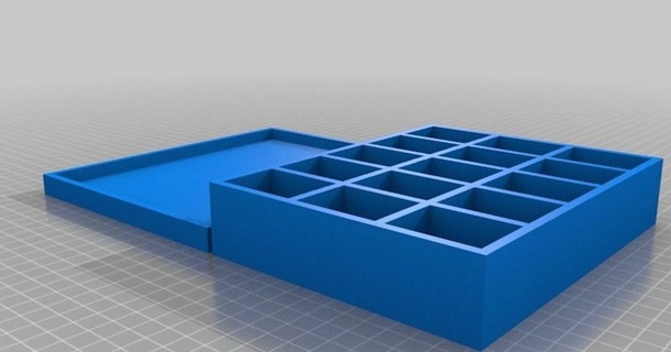 electronics box lid stefi01 3D Models Household Office customized thingiverse 3d print model - Mito3D