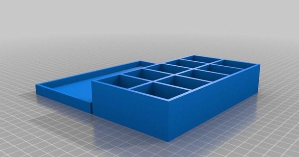 electronics box lid stefi01 3D Models Household Office customized thingiverse 3d print model - Mito3D